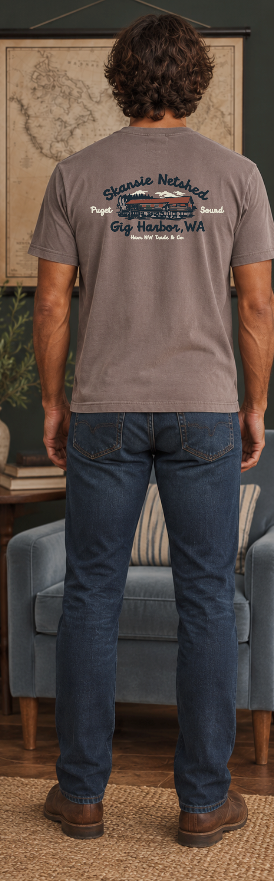 Havn NW Originals: Skansie Netshed Tee in Cinder