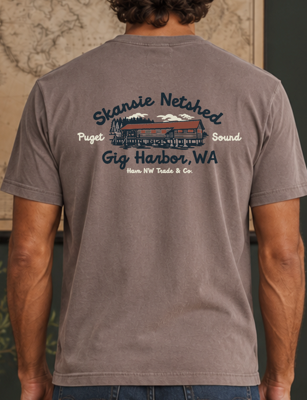 Havn NW Originals: Skansie Netshed Tee in Cinder