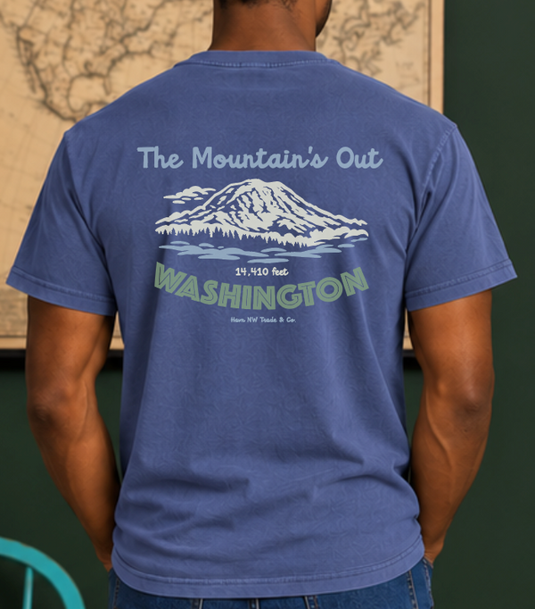 Havn NW Originals: Blue Mens Moutain's out tee